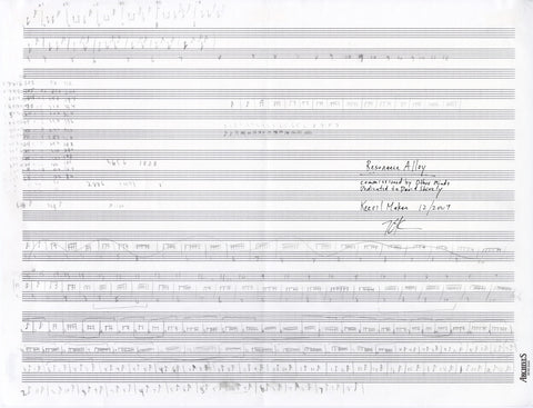 Keeril Makan: sketches for Resonance Alloy (2007)
