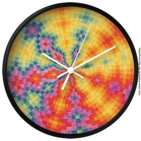 OM Festival 24 color wheel clock, ltd. edition