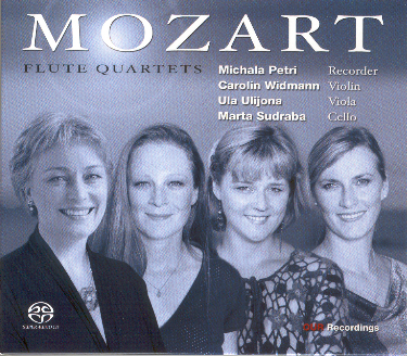 Mozart Flute Quartets - Petri/Widmann/Ulijona/Sudraba